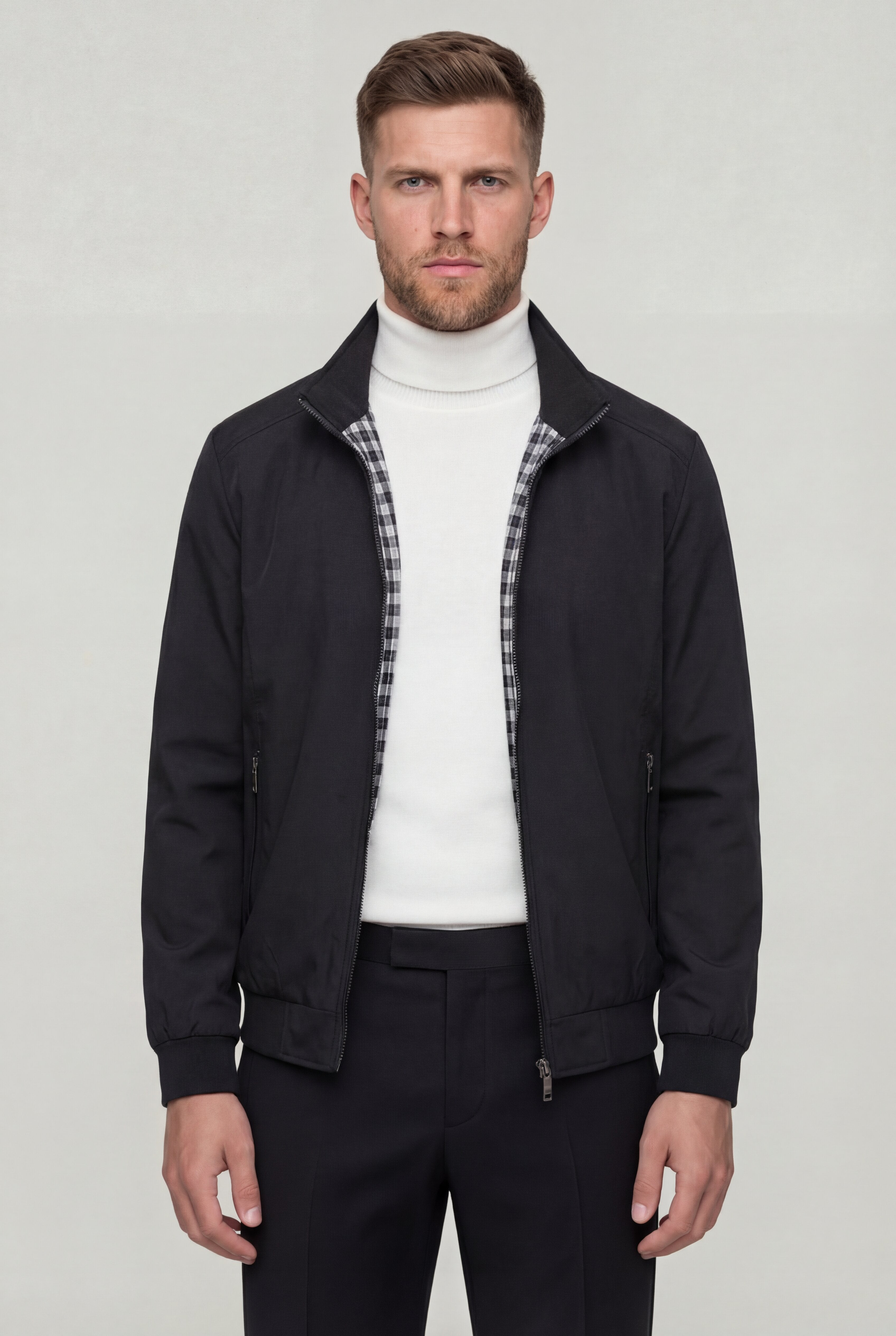 RAVENZO ZIP JACKET – BLACK