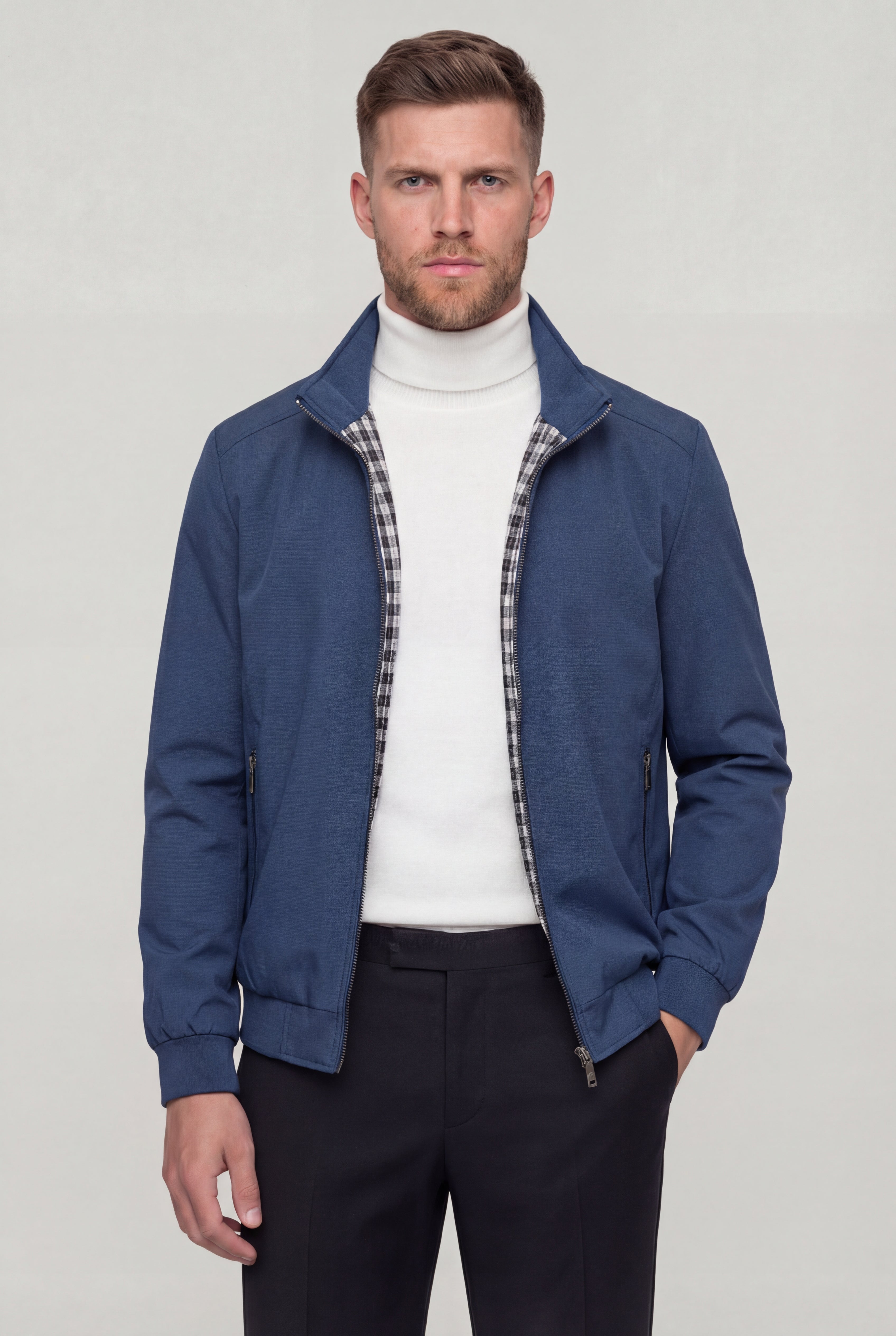 RAVENZO ZIP JACKET – NAVY