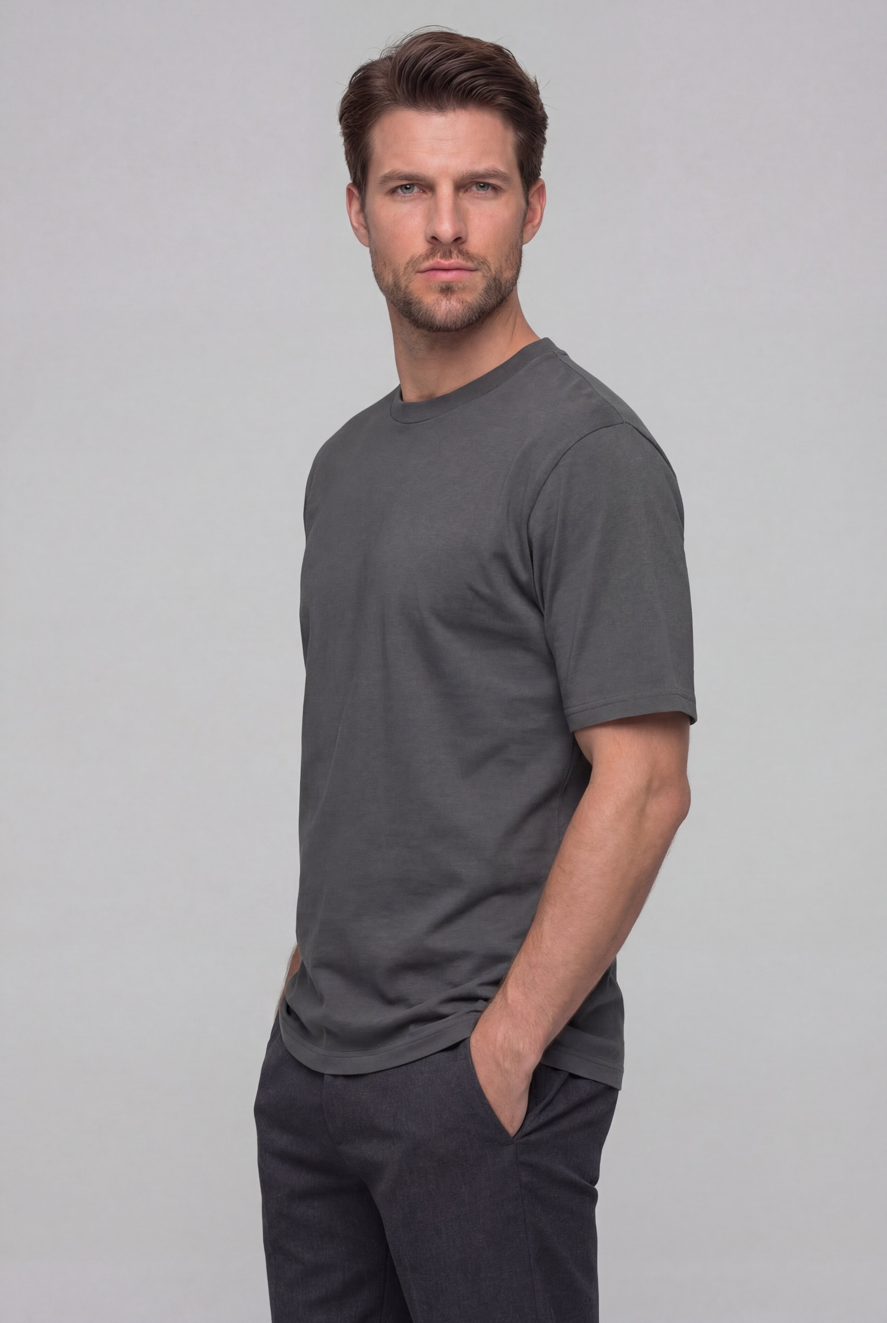 LORWICK CLASSIC TEE – GRAY