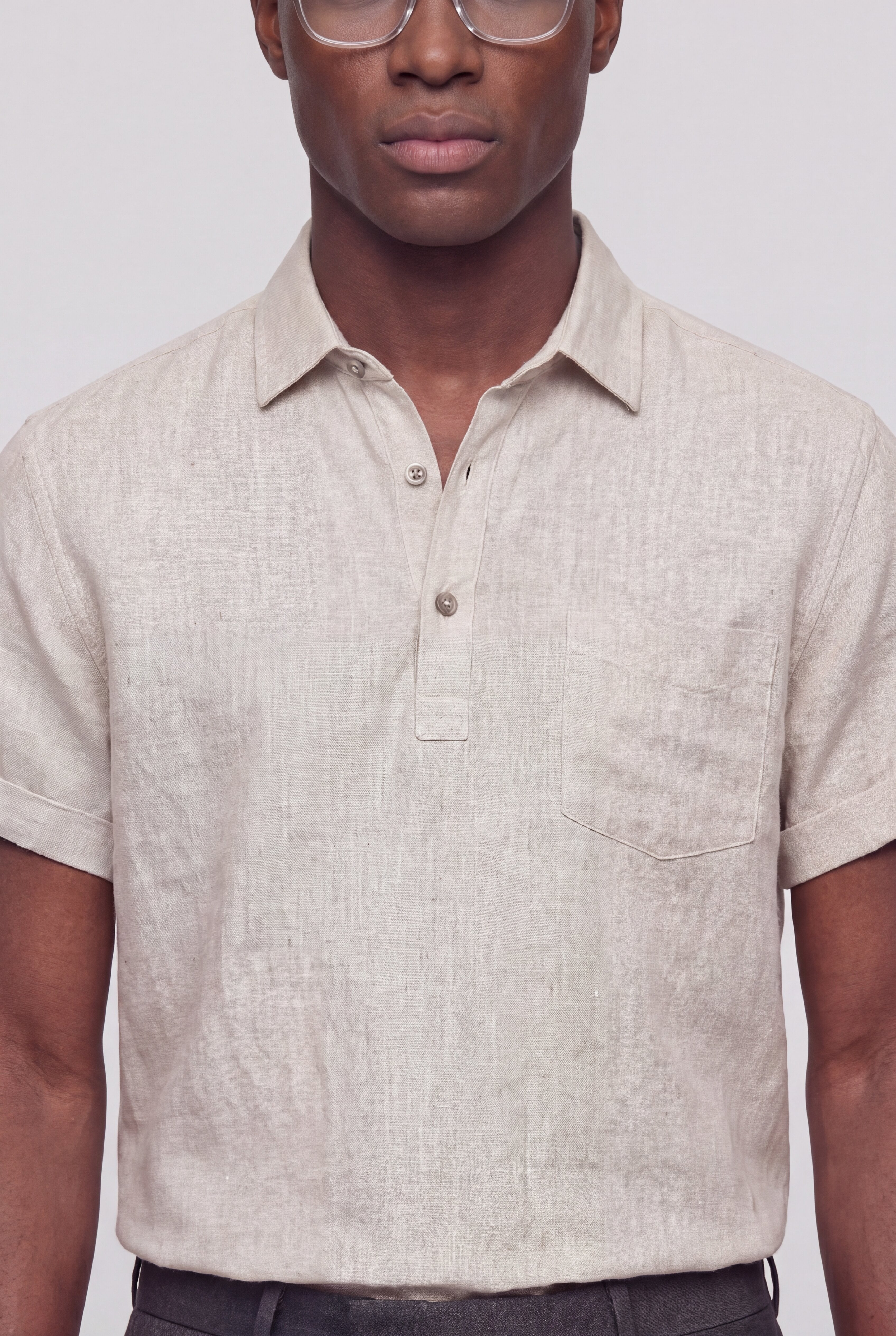 KRYNDEL LINEN SHIRT – BEIGE