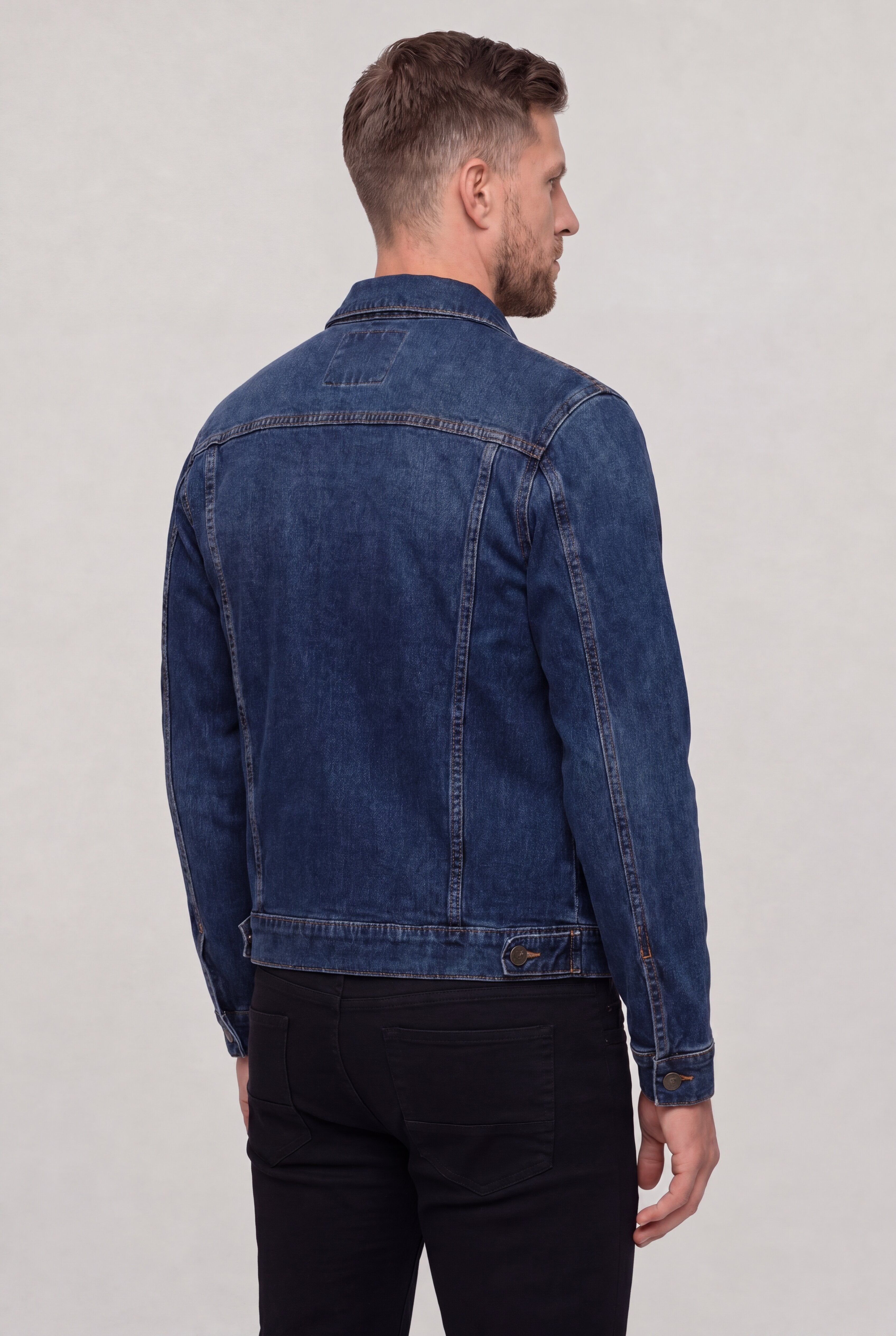 XELTOR DENIM COAT - BLUE